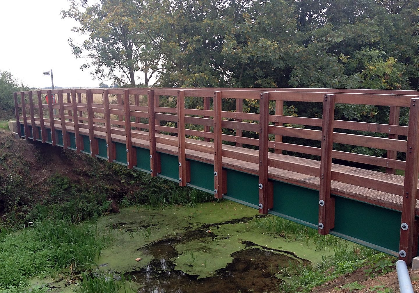 Timber and Steel Bridge - Ref 3913